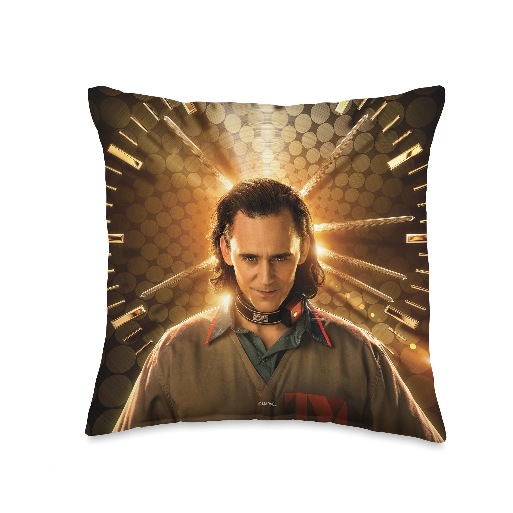 Coussin Marvel Loki Disney+ confortable pour soulager le dos devant la télévision