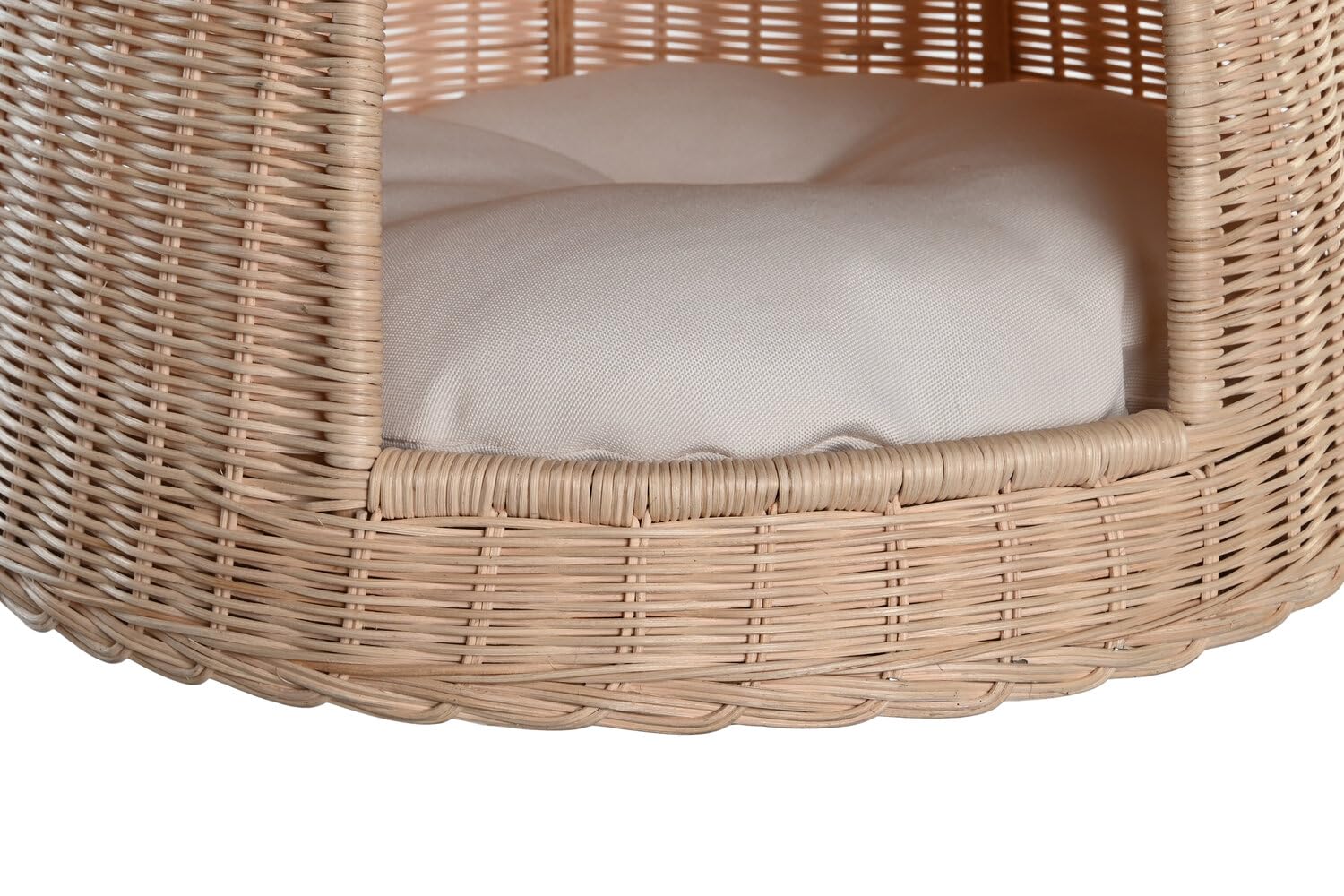 CAMA MASCOTA RATAN 45X45X57 NATURAL