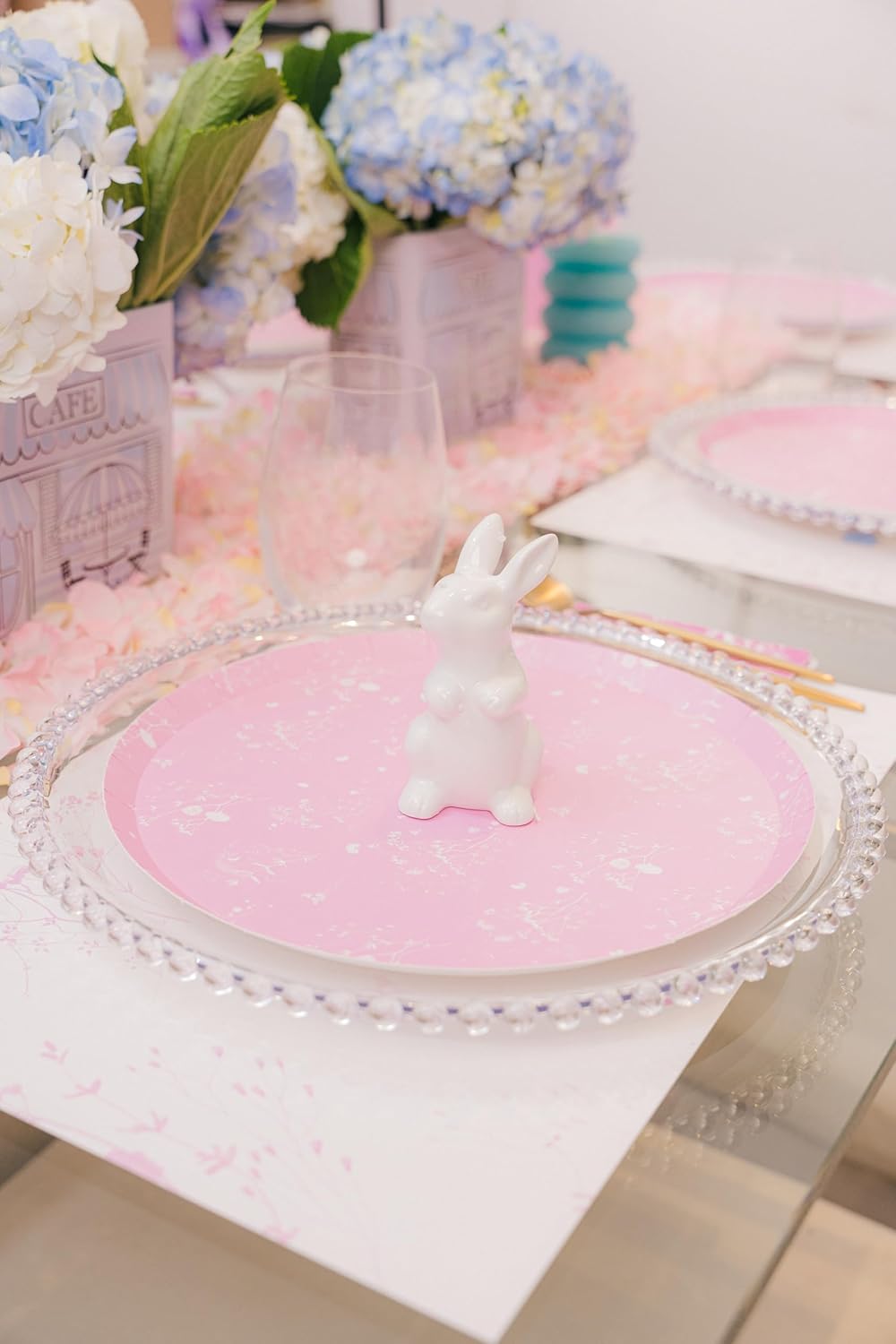 Premium Lilac Paper Plates | Floral Purple Round Disposable Plates | Easter, Birthday Party, Bridal Shower, Baby Shower, Spring Outdoors | Flower Elegant and Delicate Theme | 11 in Diameter, 16 Count - Image 2