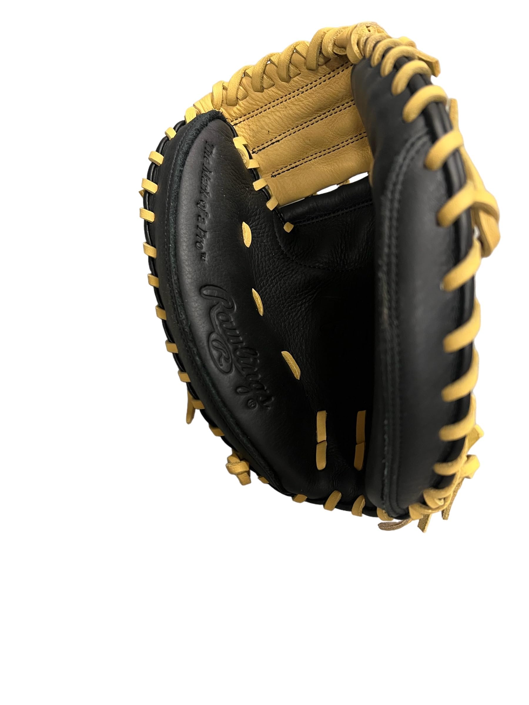 Rawlings Select Pro Lite Series Gant de Receveur 81,3 cm (2023) – Idéal pour Les Jeunes Joueurs – Artisanat supérieur pour Une Performance d'élite. Blonde/Noir Classique