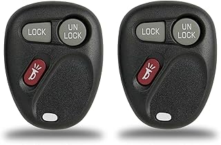 KeylessCanada © 2 New Replacement Keyless Entry Remote Start Car Key Fob LHJ011 For Select Silverado Tahoe Sierra Yukon Suburban Vehicles