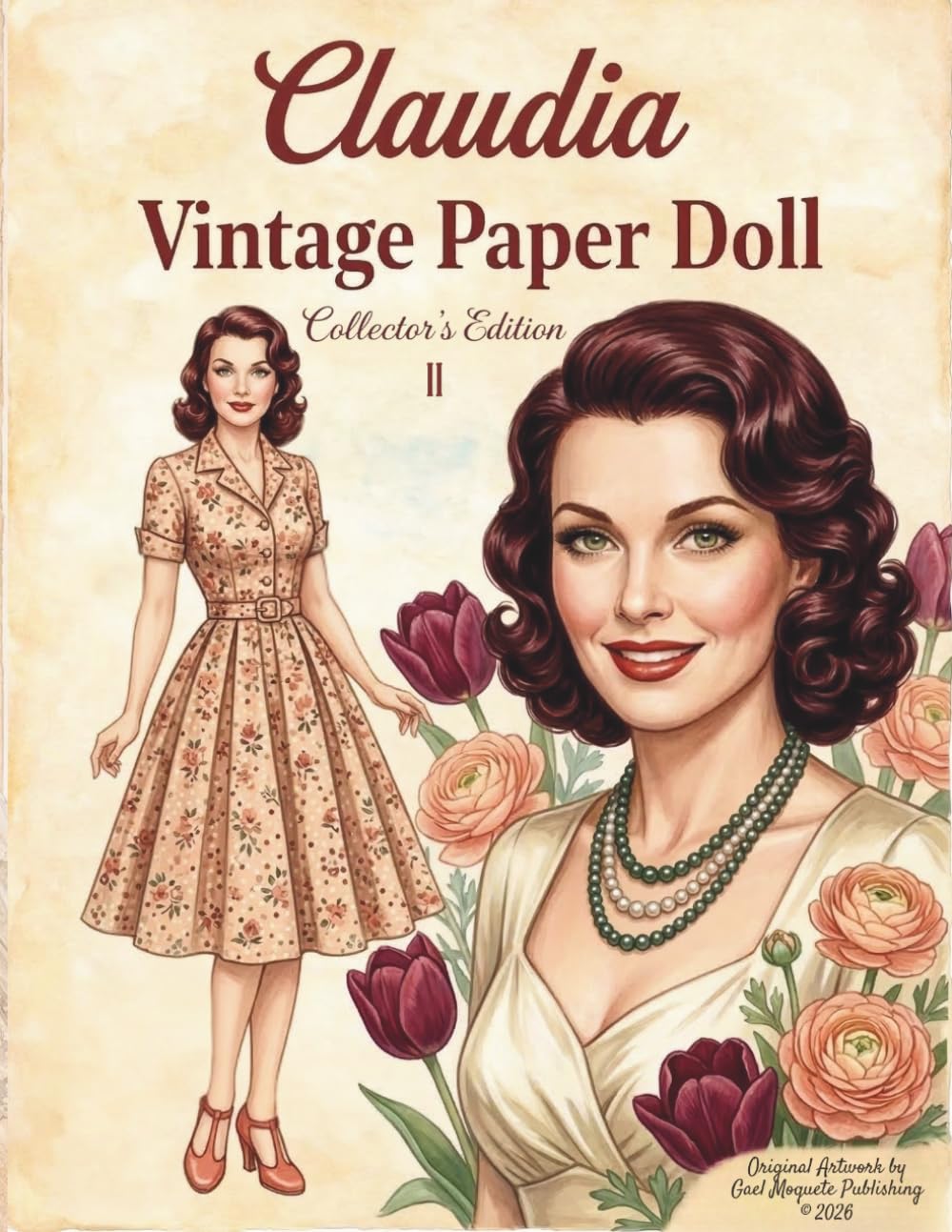 Claudia Vintage Paper Doll: Collector’s Edition 2 | Cut and Dress 1950s Fashion Paper Dolls with 36+ Vintage Outfits