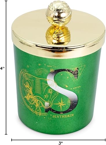 Miniatura 7 de Harry Potter House Slytherin - Vela de cera de soja perfumada de alta calidad con fragancia aromática única, tiempo de combustión de 50 horas,