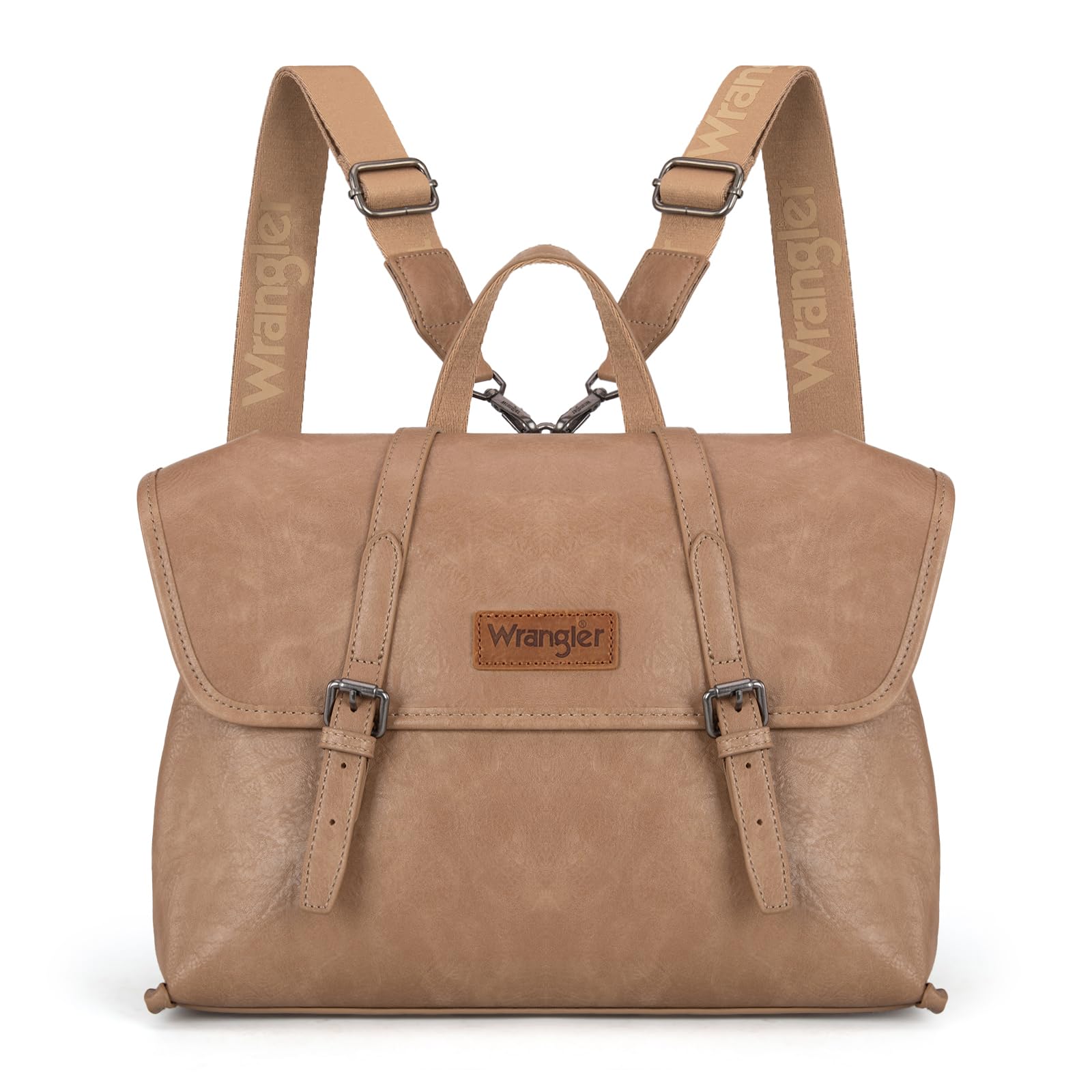 Montana West Wrangler Backpack Purse for Women Medium Convertible Crossbody Bags Top-handle Handbags for Business/Travel/Office