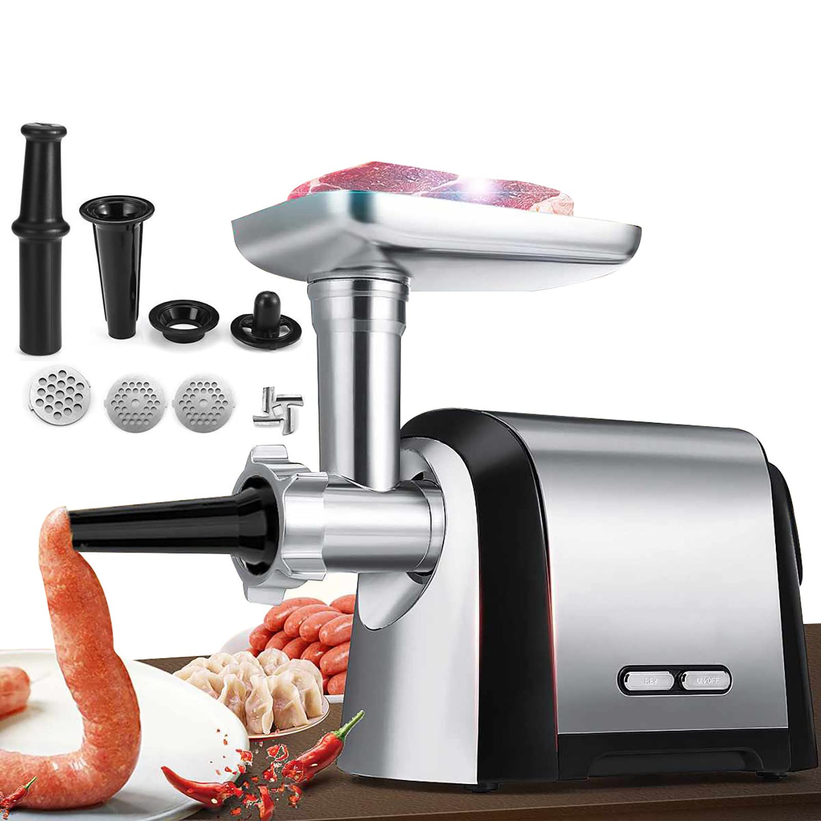 Buy Heavy Duty Meat Grinder, Sausage Stuffer Machine, Power Max 3200W
