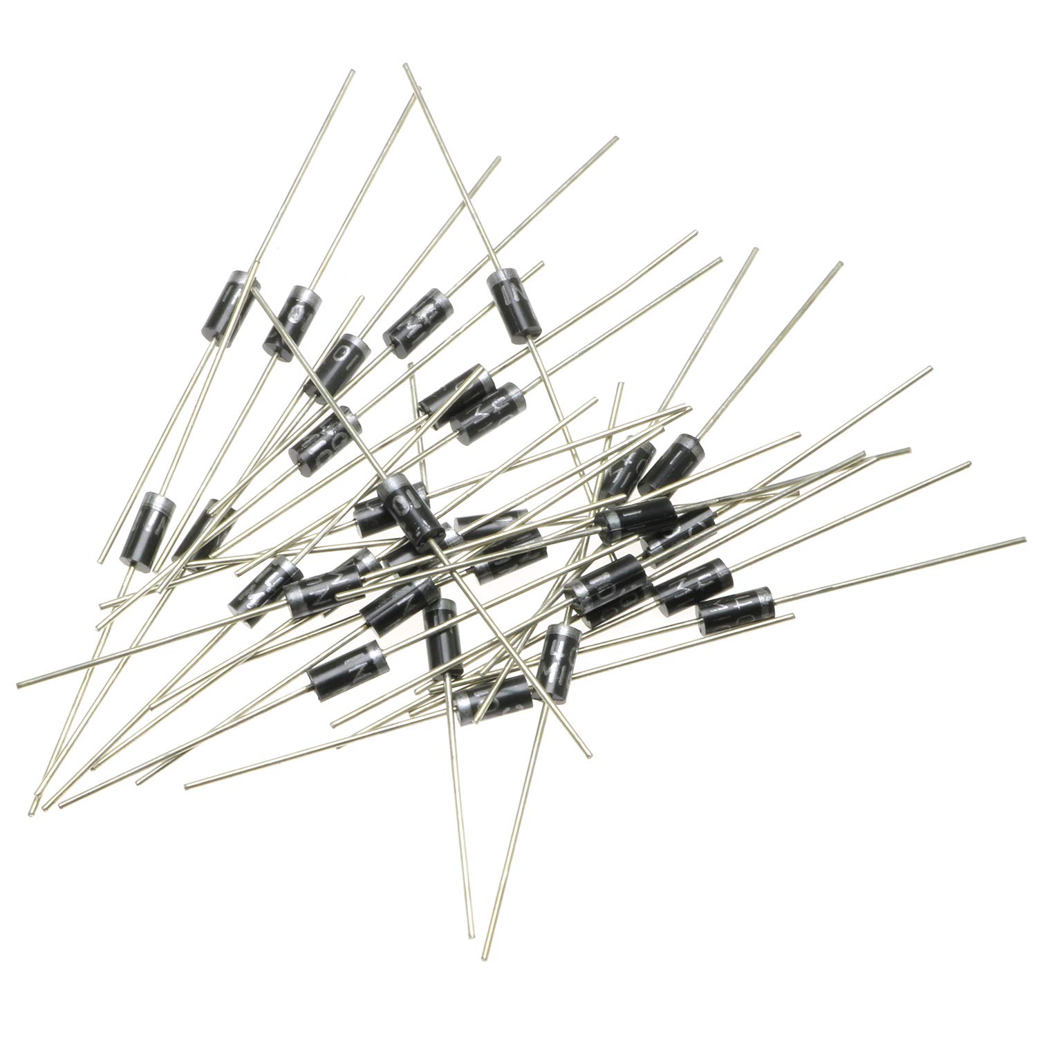 Buy RLECS 100Pack 1N4001 IN4001 Diode Standard Recovery Power Rectifier 1A 50V DO41 DIY Diodes