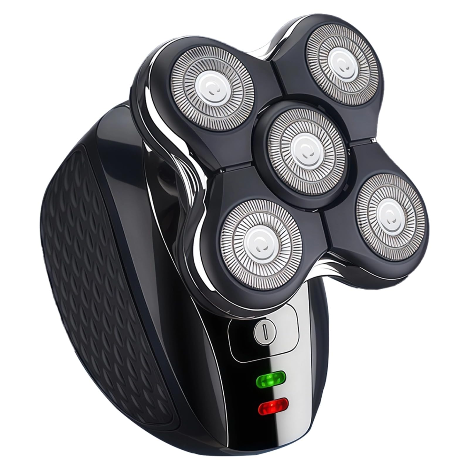 Rasoio elettrico 5 in 1, ricaricabile tramite USB, lavabile, con taglianaso, spazzola per il viso, tagliacapelli, design ergonomico