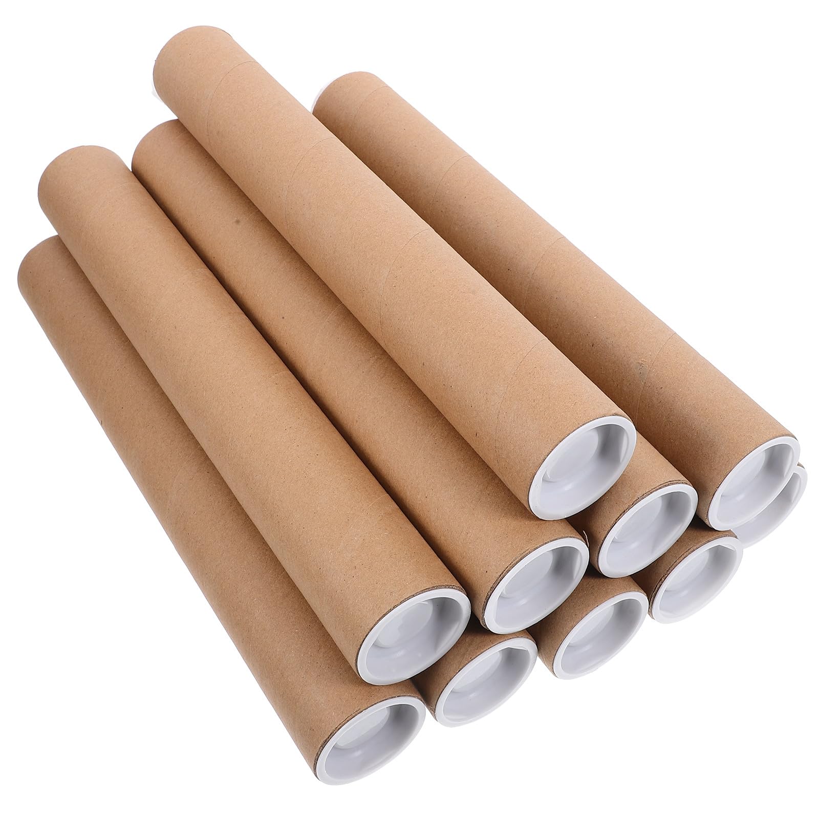 Tube de rangement en papier kraft pour organiser vos dessins d'atelier de dessin