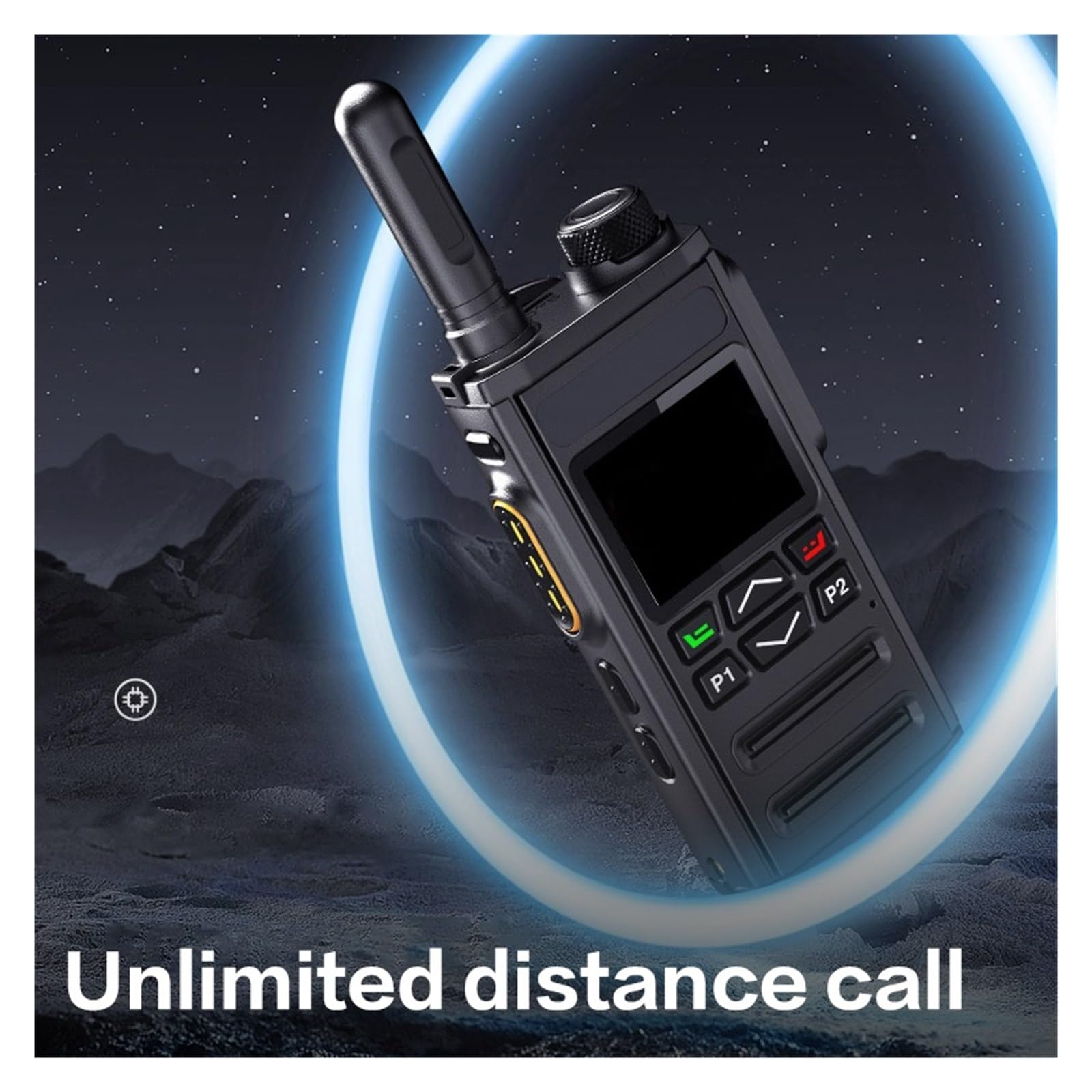 Walkie Talkie 4G Scheda SIM Rete WiFi Telefono Cellulare Radio Lunga Portata 100 Miglia POC Professionale Trasmissione Vocale Chiara