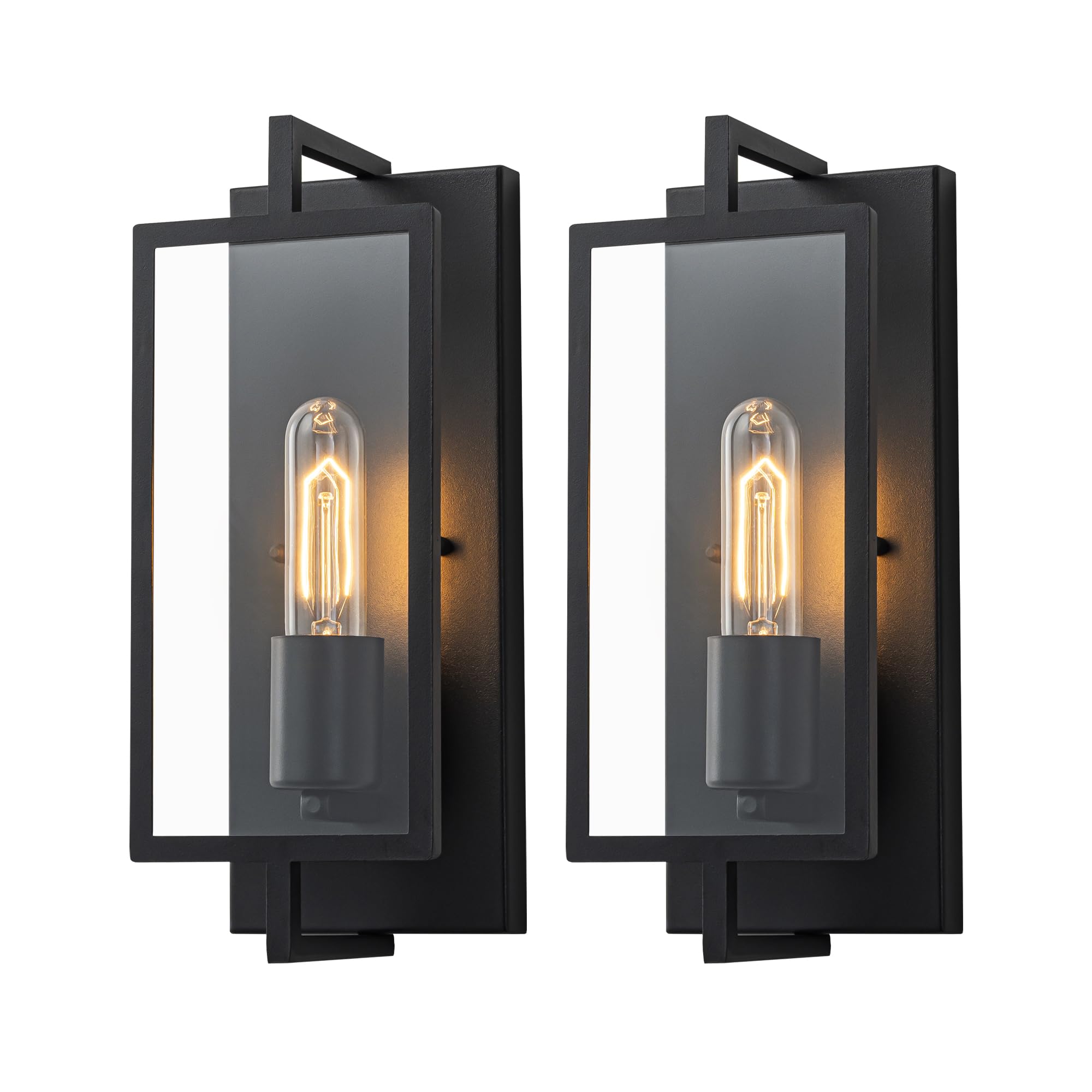 FTL Außenwandlampe mit Dämmerungssensor 2-pack, E27 Kleine A