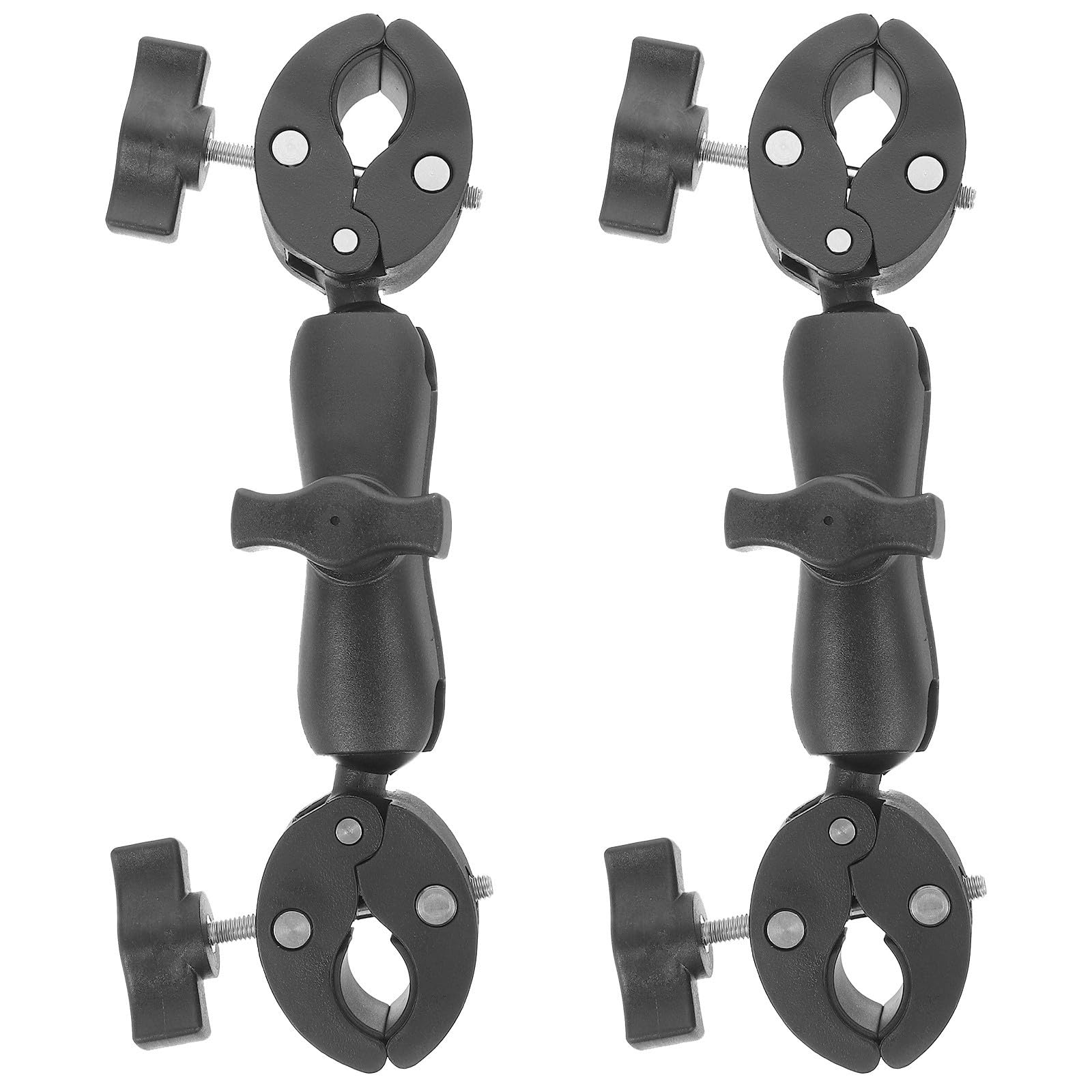 YARNOW 2 Pezzi Supporto per Telefono Moto Testa a Sfera 25mm e Morsetto