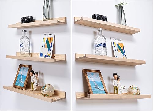 Miniatura 5 de Azsky - Estantería flotante para pared, estante de pared, estante para galería, guardería, estantería de 12 pulgadas, juego de 1