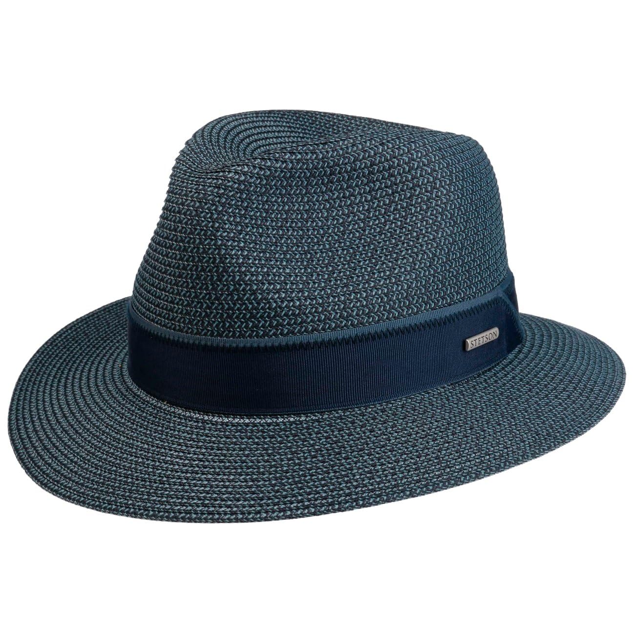 Stetson CHAPEAUSHOP Pavelo Chapeau Traveller Paille Bande Tissu Chine Homme Printemps Ete