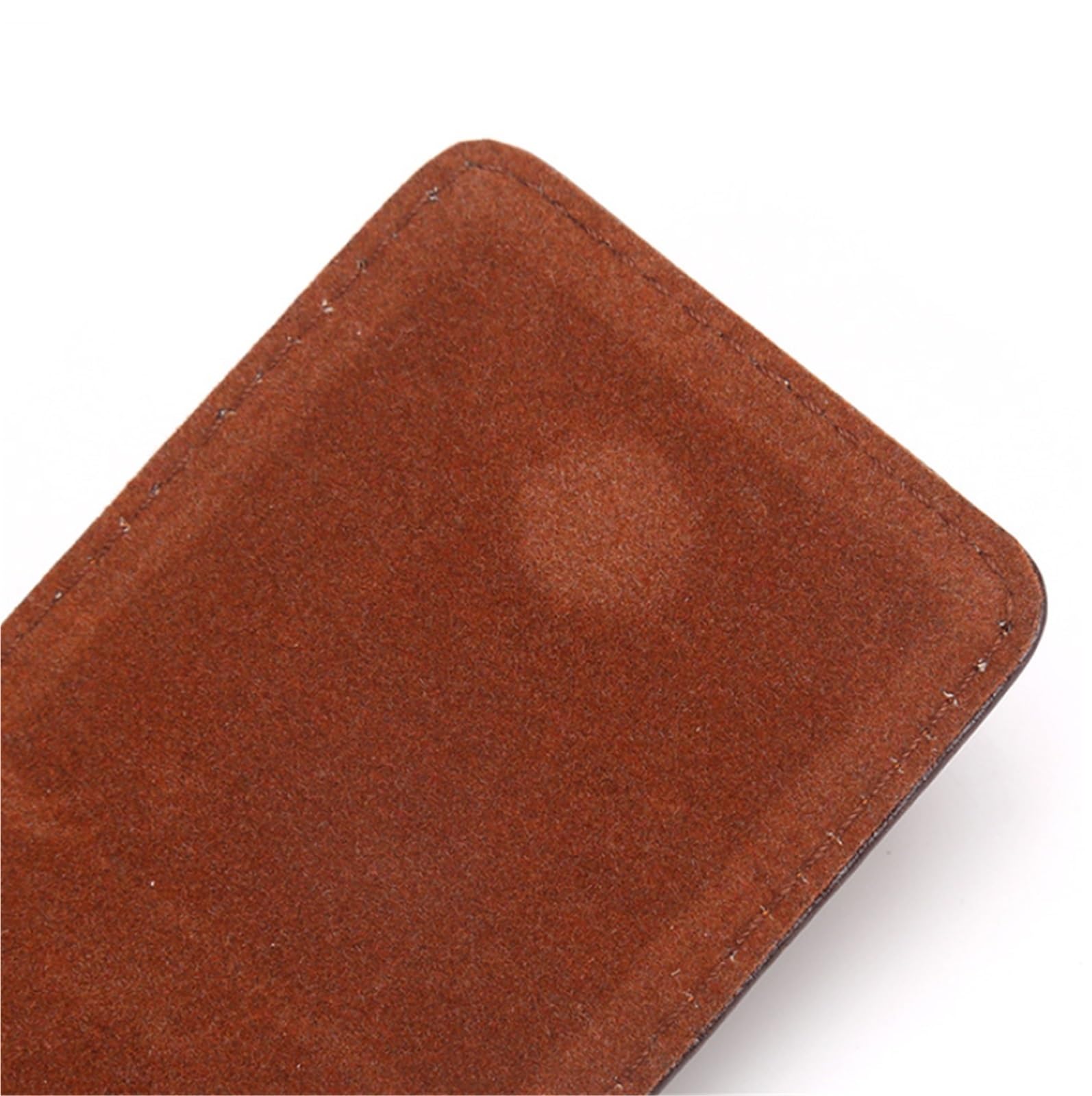 Wizytownik, Biurkowy uchwyt na karty do biurka Magnetyczny wizytówki ze skóry syntetycznej Uchwyty Wyświetlacz(Bruin)