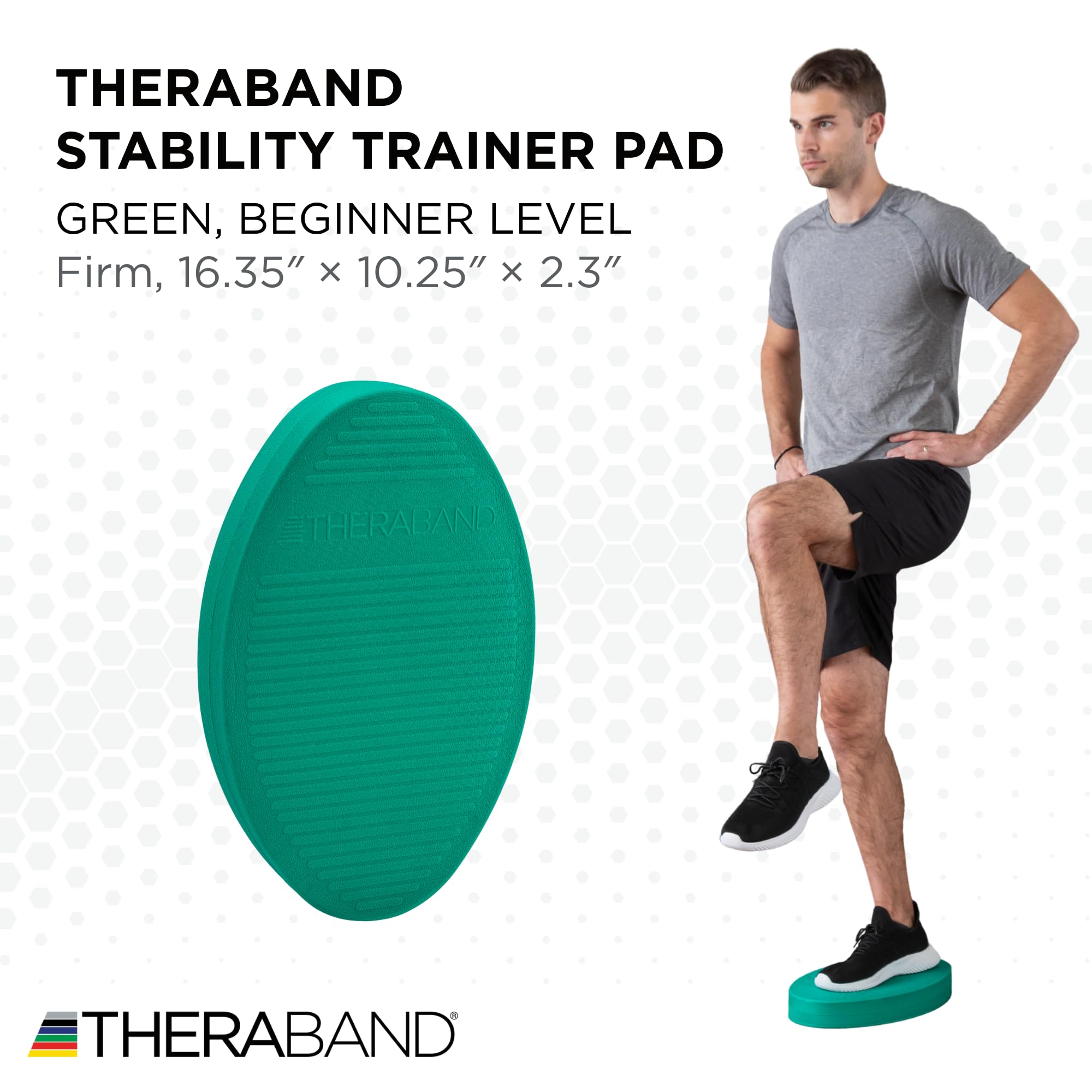 Thera-Band 23305 - Plataforma de Equilibrio para Fitness, Color Verde