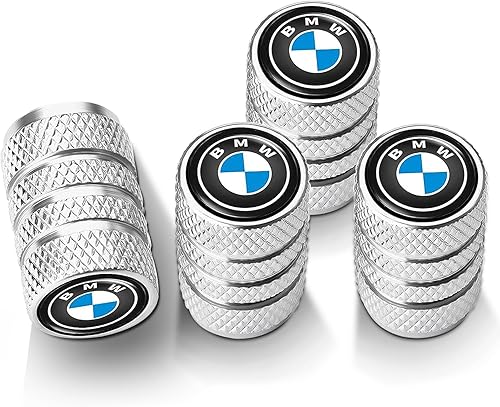 DUMB Tapones de vástago de válvula de neumático, compatibles con BMW X1 X3 M3 M5 X1 X5 X6 Z4 3 5 7 Series ram Stem Caps, juego de tapas de válvula