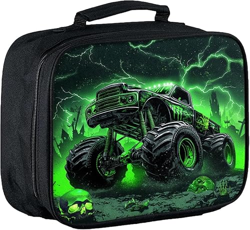 Miniatura 22 de Lonchera para niños, lonchera aislada para niños, adolescentes, niños y niñas, con bolsillo con cremallera, bolsa de almuerzo reutilizable portátil