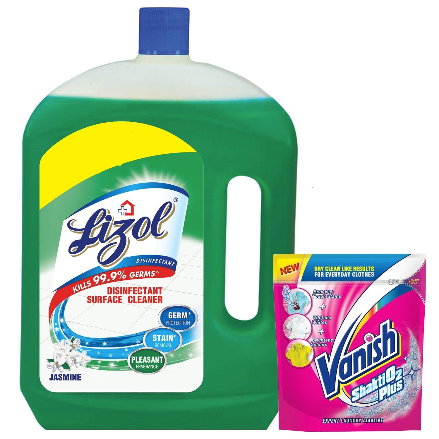 Lizol Disinfectant Surface Cleaner Jasmine - 2 L with Free Vanish Powder - 120 g (B011L04R2Y) Amazon Price History, Amazon Price Tracker