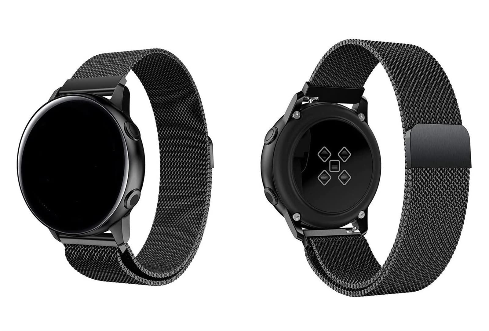 Cinturino Non Originale Cuoio Volanato Nero Tipo IWC Pilota 22/18 - Foto 10