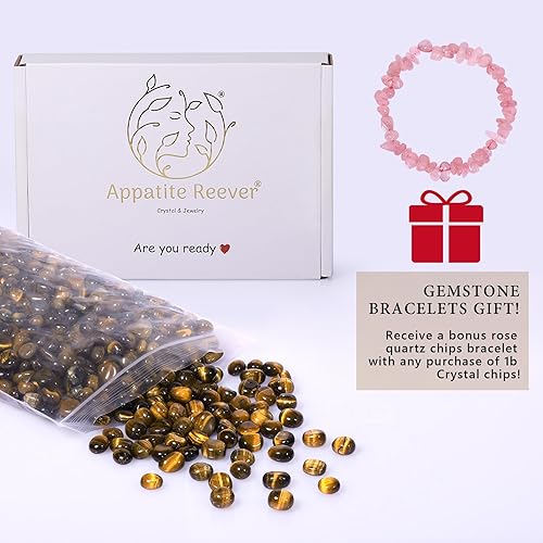 Miniatura 3 de Chips de cristal de ojo de tigre amarillo a granel, 1 libra, más de 1200 piezas, piedras de grava natural para acuario, piezas de piedra pulida,