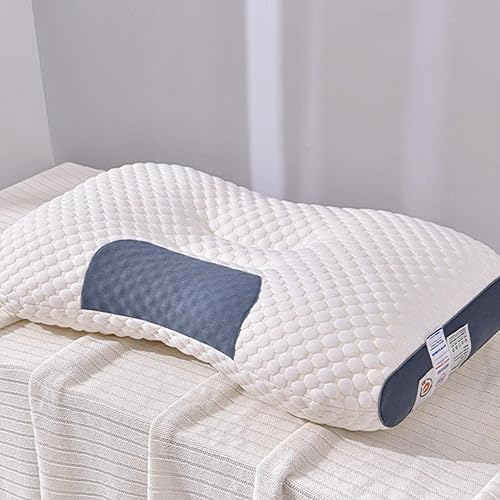 Almohada cervical para aliviar el dolor de cuello para dormir, almohadas ortopédicas ergonómicas de apoyo para el cuello para dormir de lado,