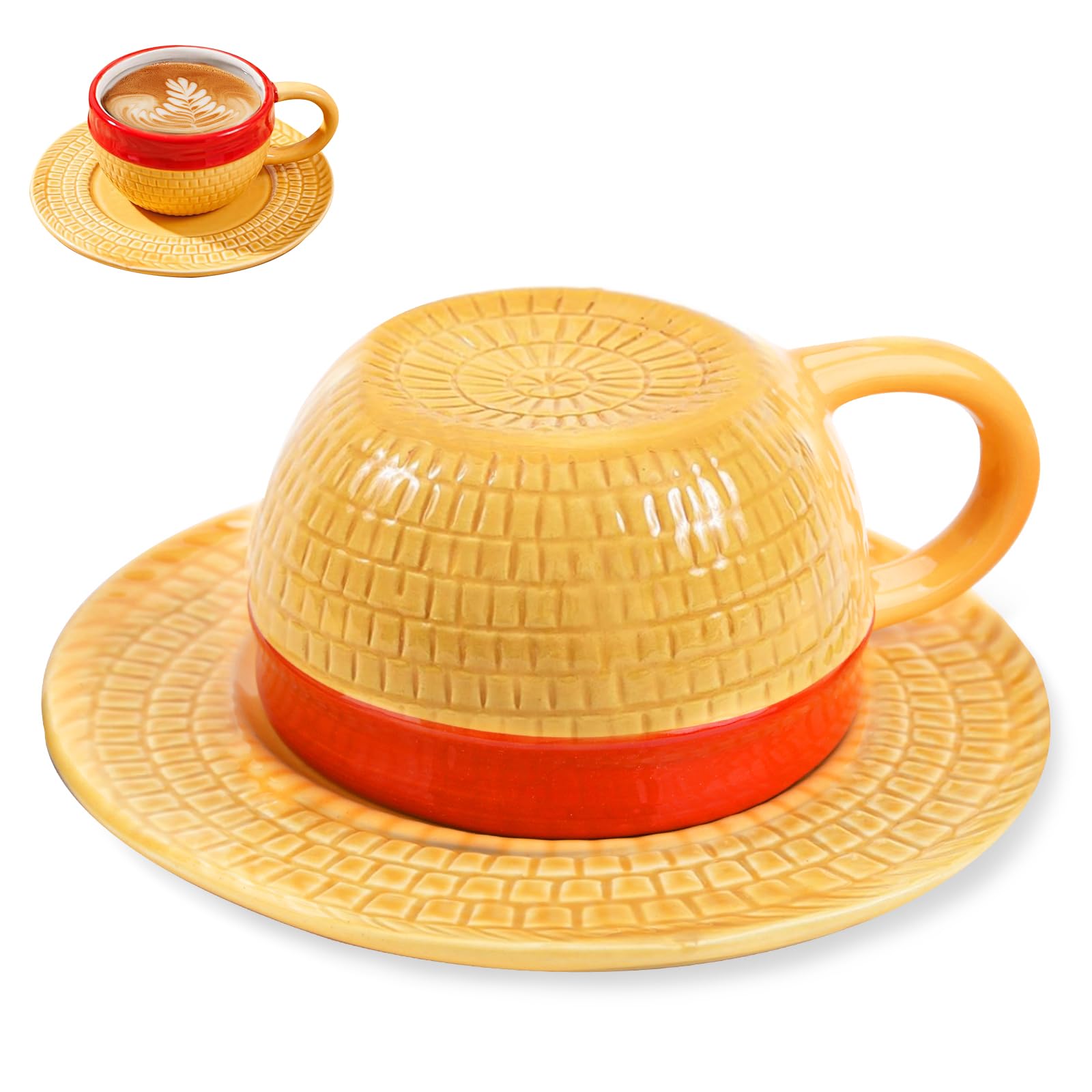 Anime Mug, Luffy Anime Ceramic Coffee Mug, Creative Cartoon Mugs, Tea Milk Cup Gift for Christmas, Birthday, Anniversary