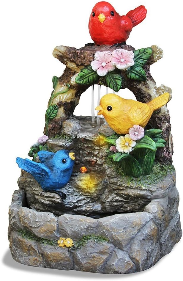 Newport Coast Collections Feathered Friends LED Fountain Adapter
