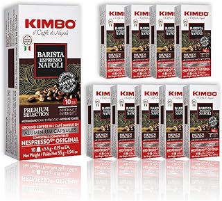 100 Count Napoli Capsules in Aluminium - Smooth & Rich Italian Roast for Nespresso