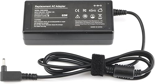Cargador para portátil de 65 W compatible con LG Gram de 13.3 pulgadas, 14 pulgadas, 15 pulgadas, 17 pulgadas, Series 13Z950 13Z970 13Z975 13Z980