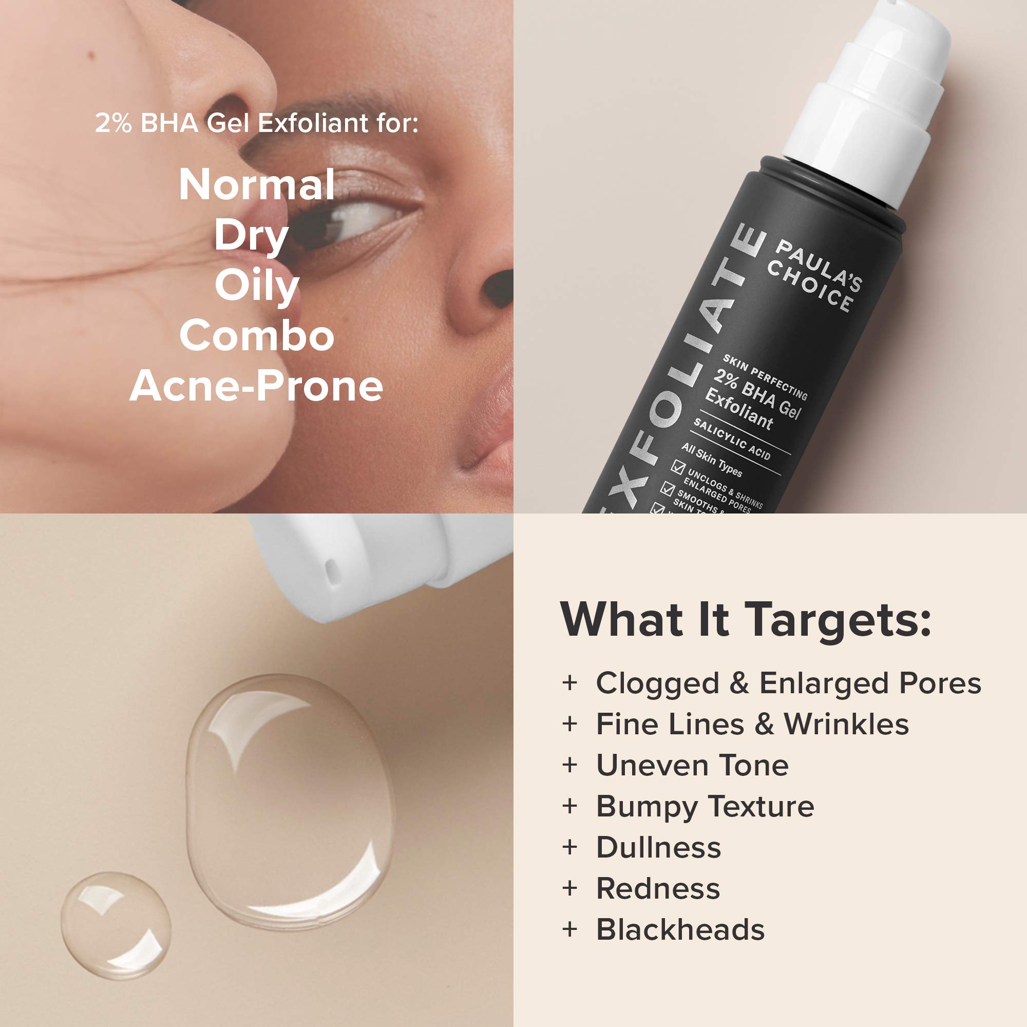 Paula's ChoiceSKIN PERFECTING 2 BHA Gel Salicylic Acid Exfoliant, 3.3