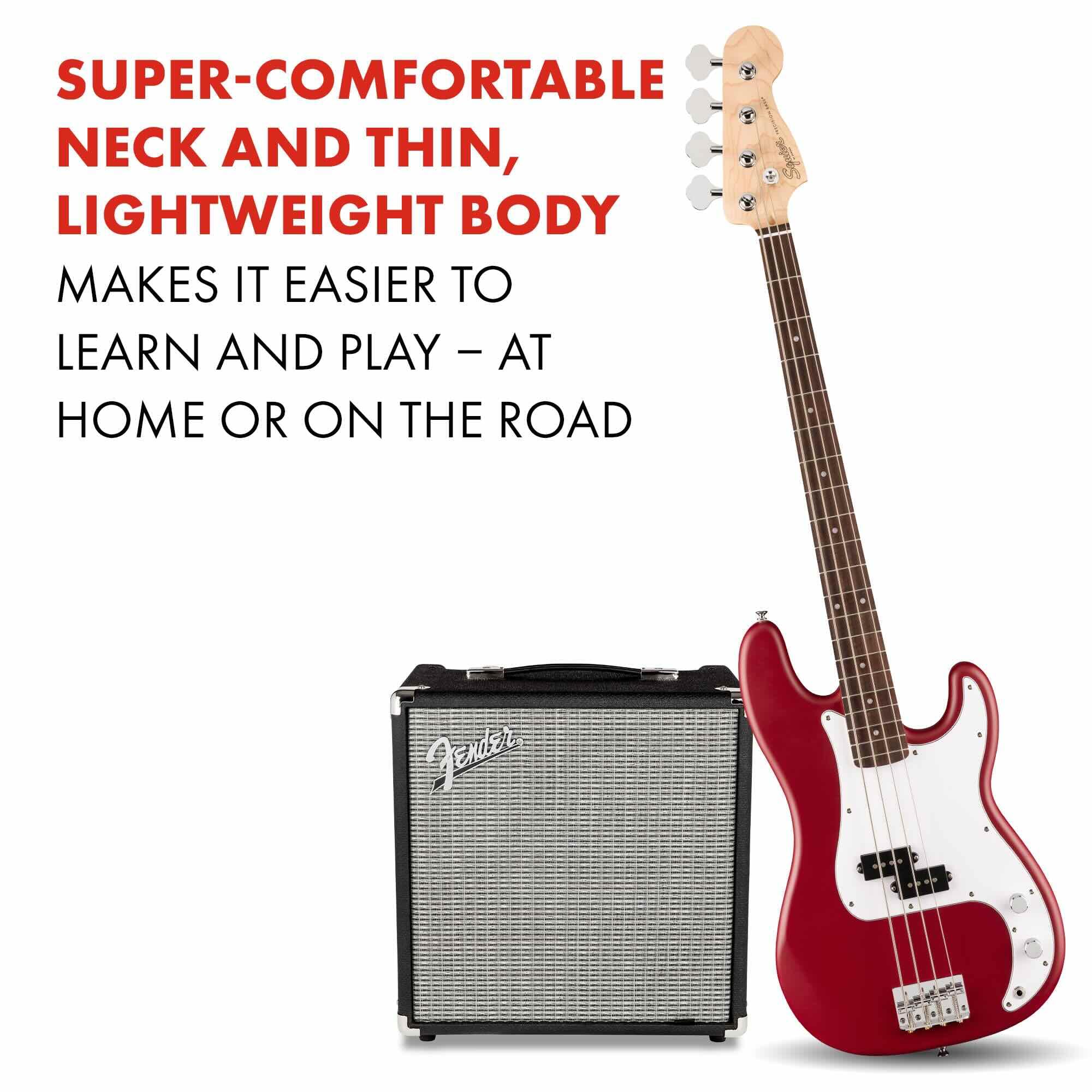 Amazon.com: Fender Squier Debut Series Precision Bass Guitar