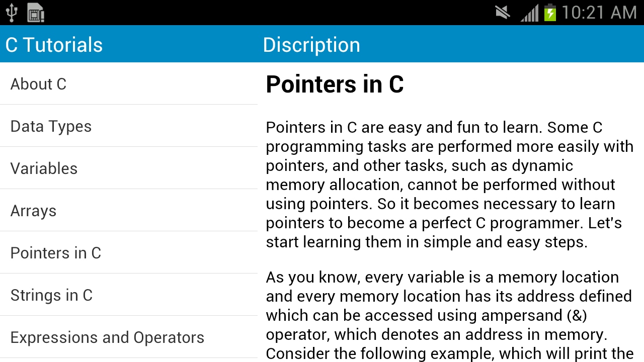 C language tutorial - App on Amazon Appstore
