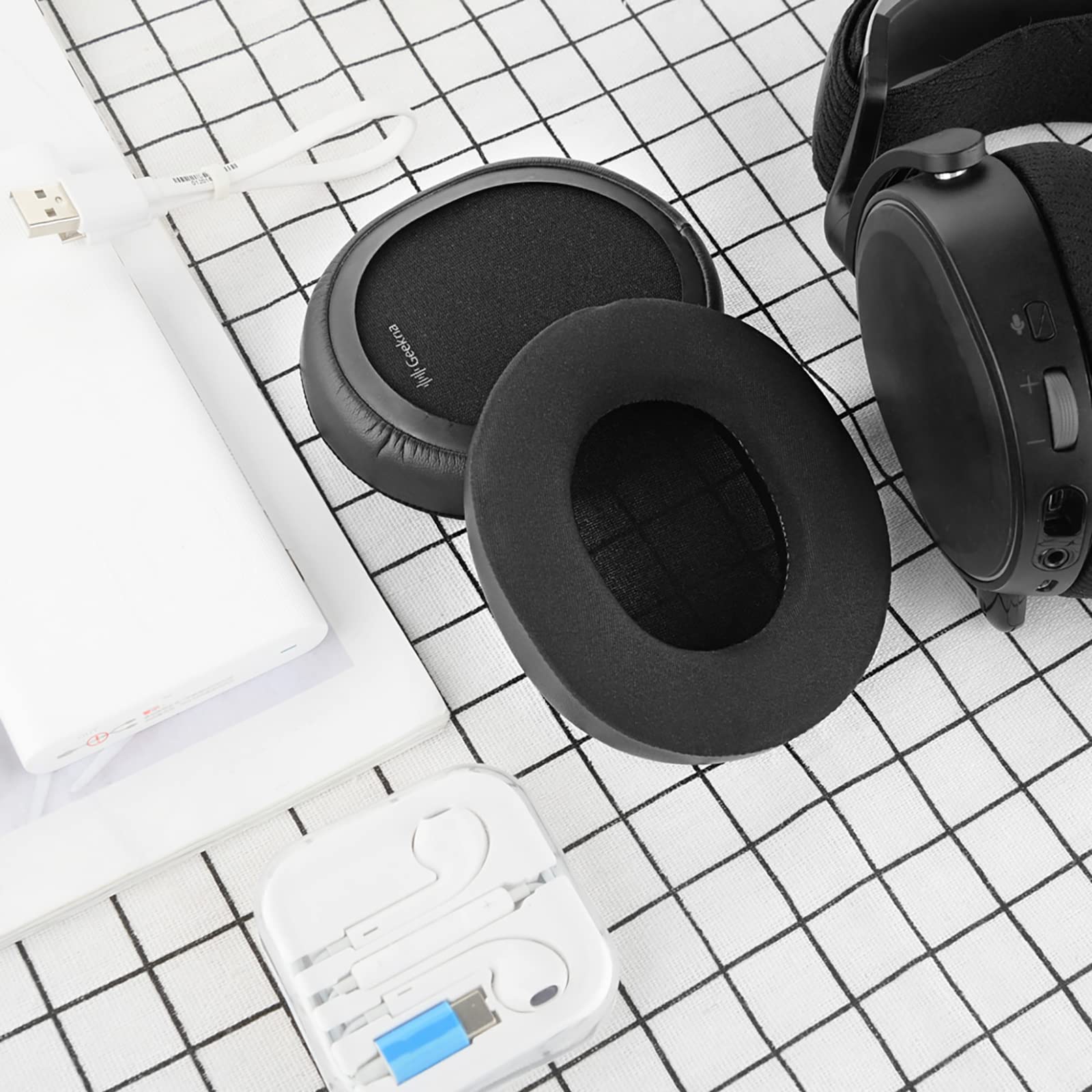 Coussinets De Rechange Gel Rafraîchissant Pour Casque Turtle Beach Stealth 600 Gen 3, Gen 2 - Noir, Remplacement Confort Et Hygiène