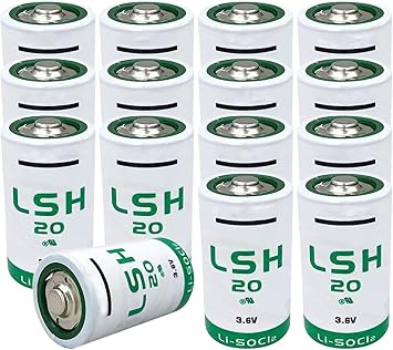 15 pcs LSH20 D 3.6v Lithium Battery 13000 mAh for LSH 20 3.6 Volt Battery Non-Rechargeable