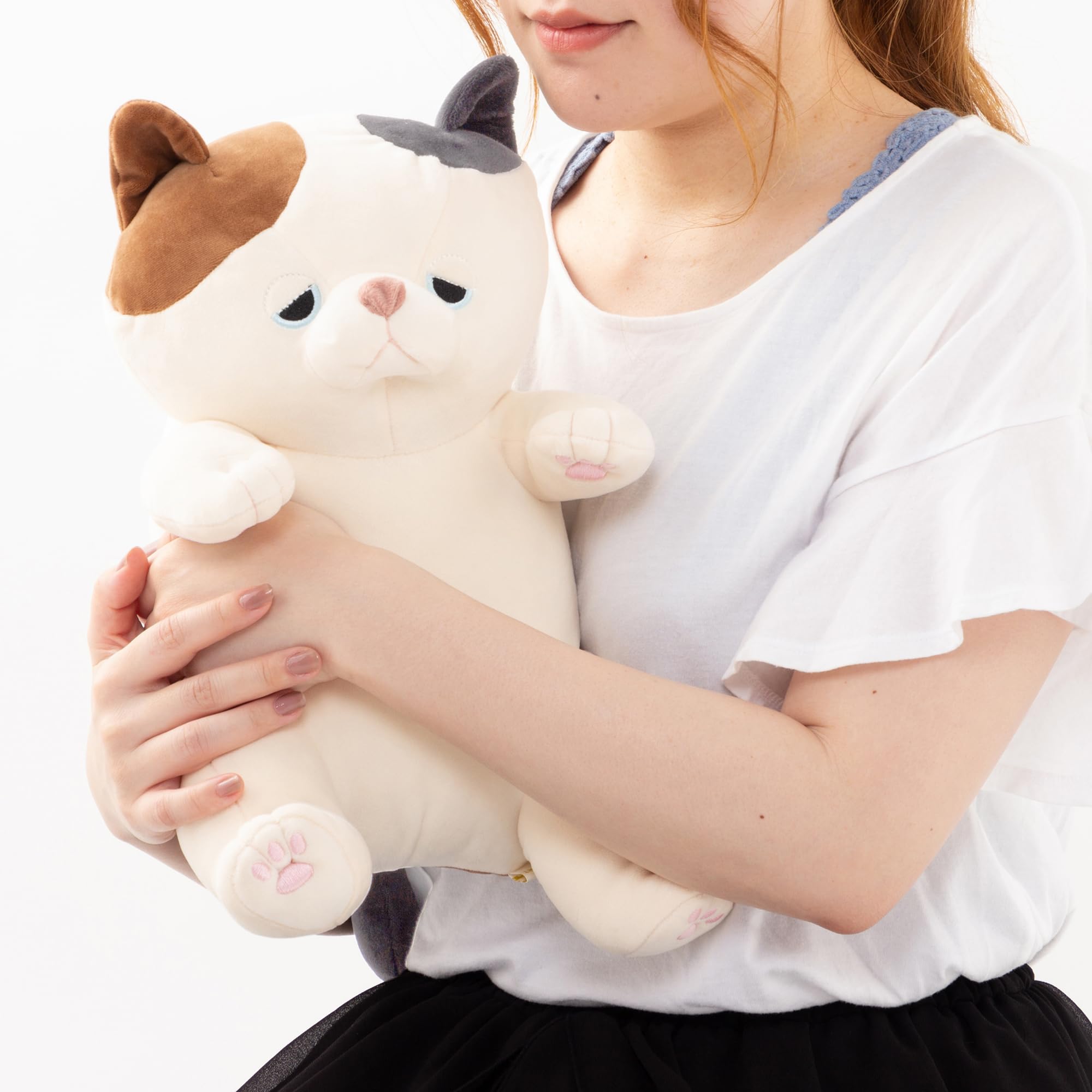 Amazon｜りぶはあと座り抱き枕プレミアムねむねむアニマルズミケネコの