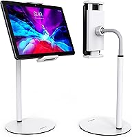 XIDU Supporto Tablet, Porta Cellulare da Tavolo Girevole a 360° ,Regolabile Collo Oca, Alluminio Supporto Tablet, Porta...
