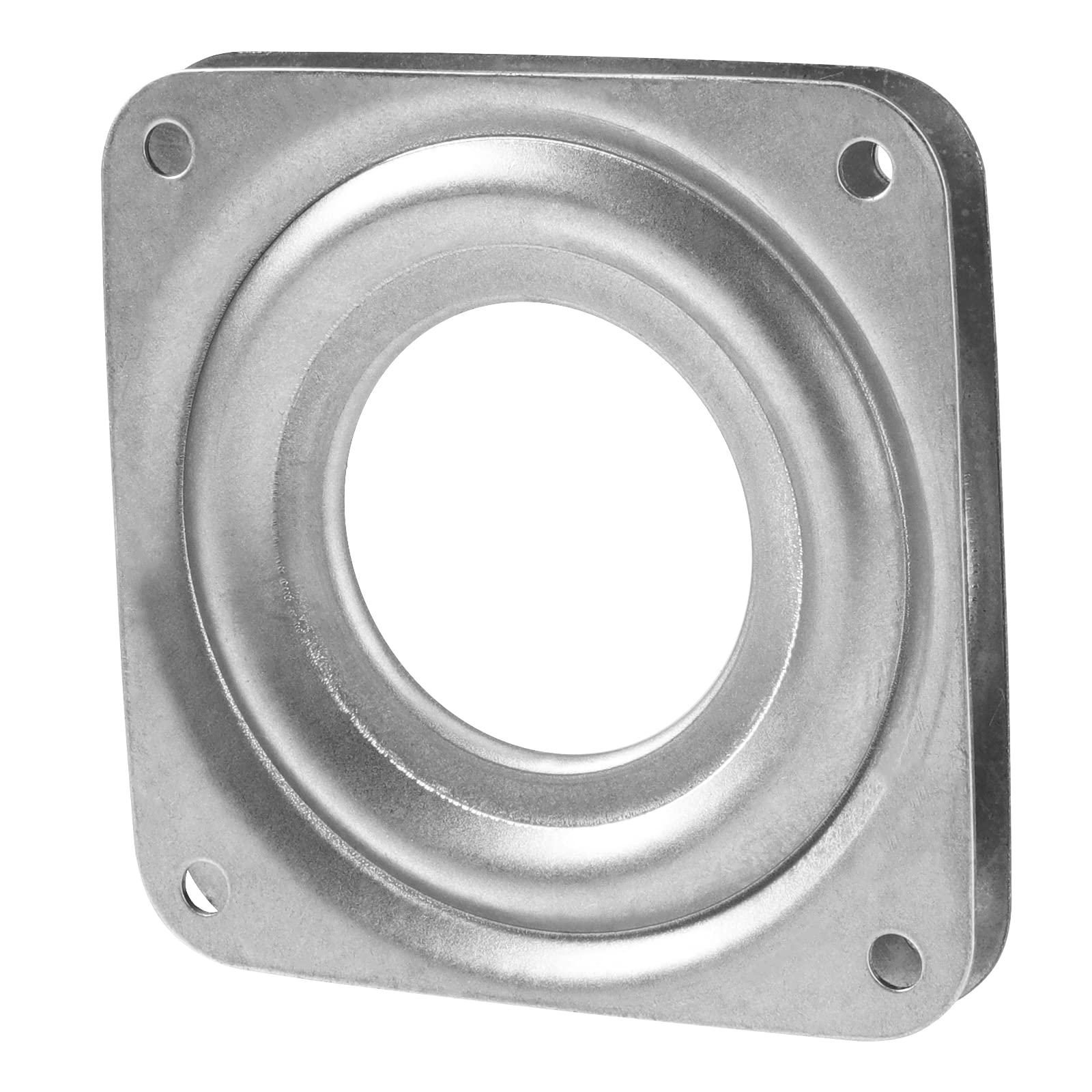 Lot de 10 Plateaux Rotatifs Carrés de 71 mm, en Métal, Roulements à Billes, Rotation à 360 Degrés, Pivotement Lazy Susan avec vis pour Étagère de Cuisine, Support TV, 30 kg, Argent