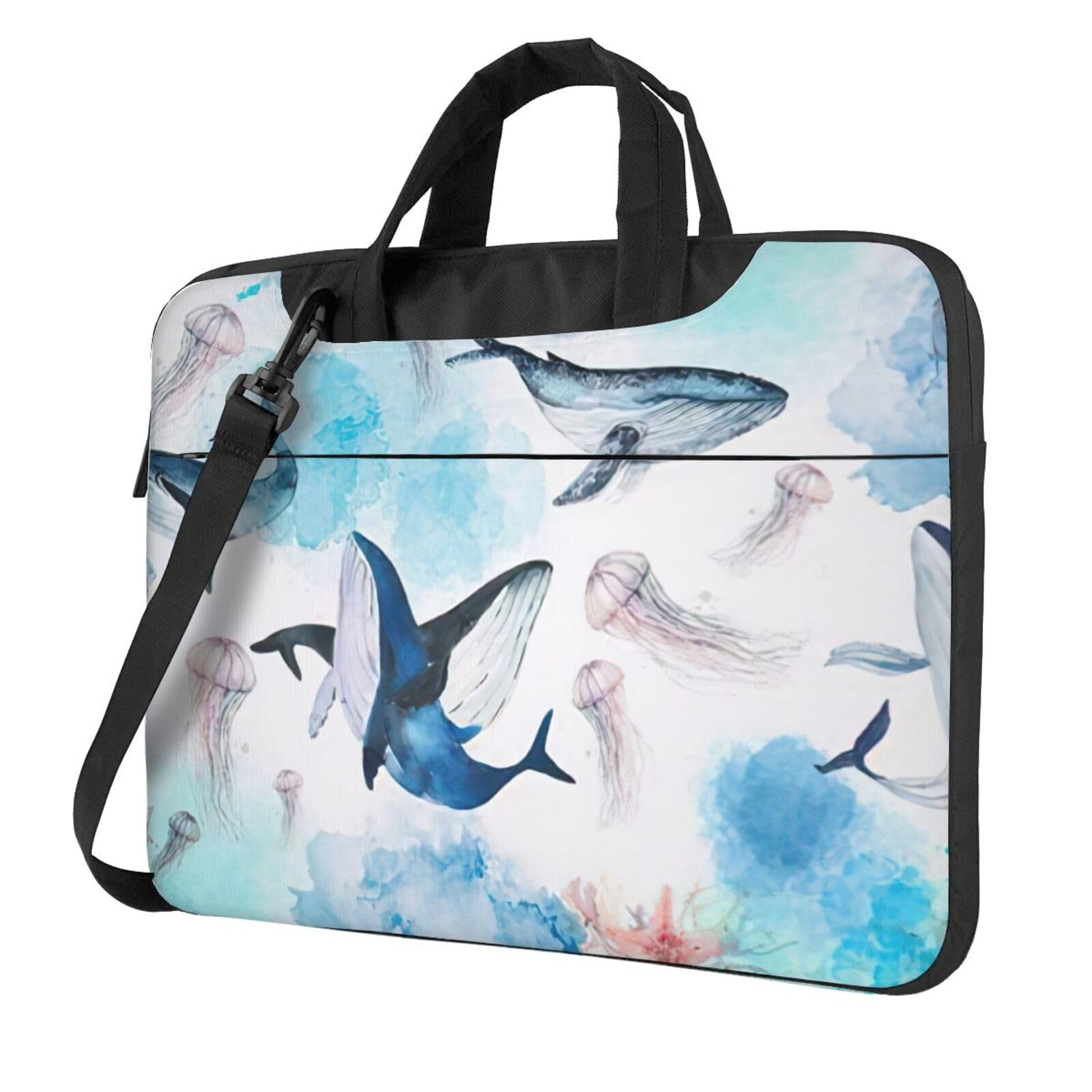 Funda de laptop para cafetería y viajes bolsa de hombro marina náutica 8