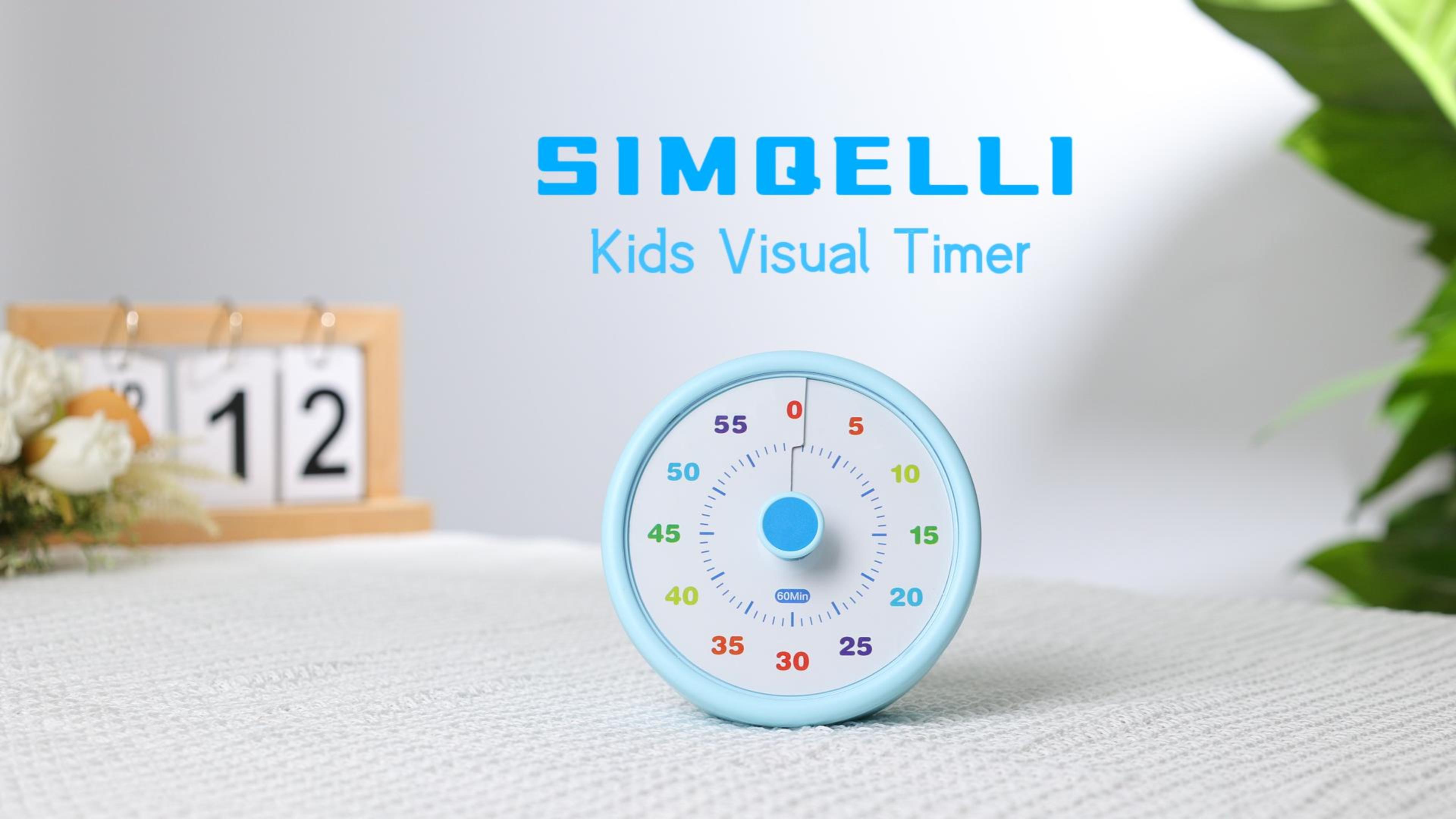 Timer Visivo Per Bambini Minuteur Visuel VFANDV 60 Min - Compte à Rebours Mécanique Pour Enfants