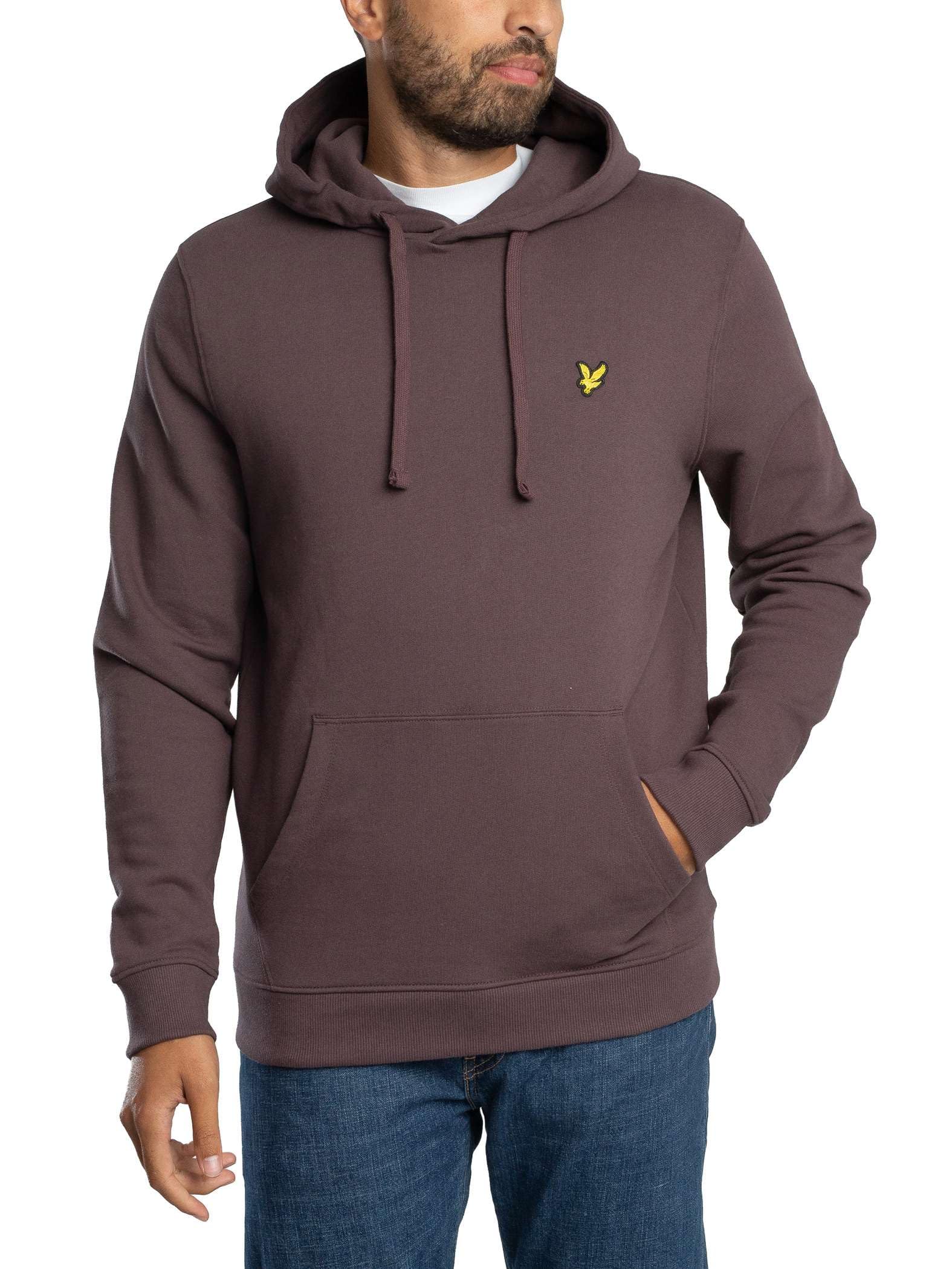 Lyle & Scott Marron Hooded Sweatshirt