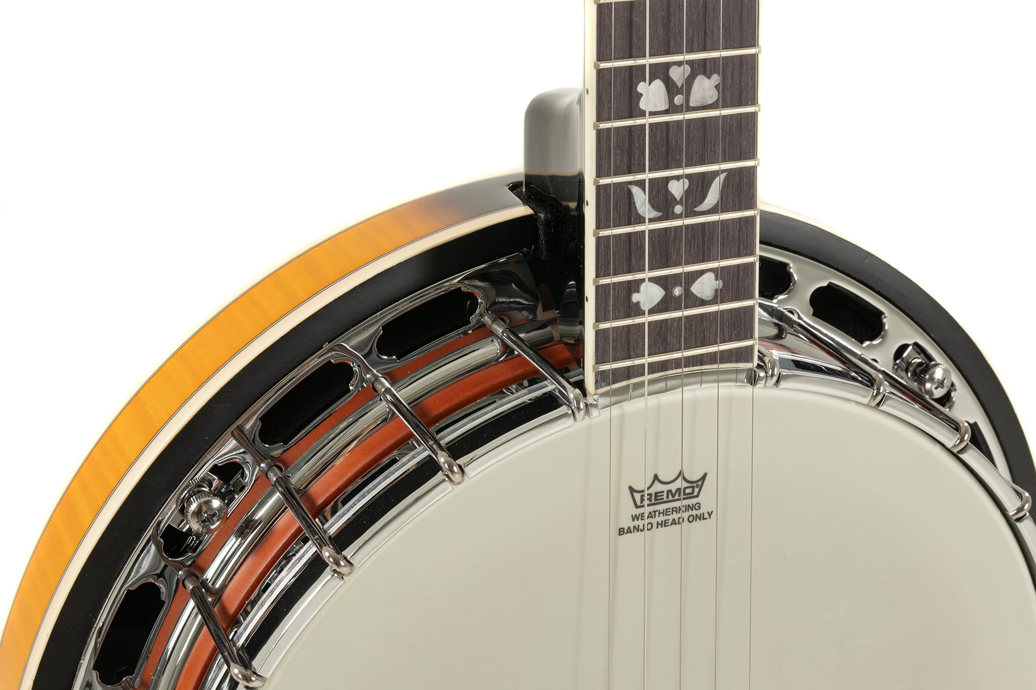 GEWA Banjo Premium 5 corde con custodia e pelliccia REMO