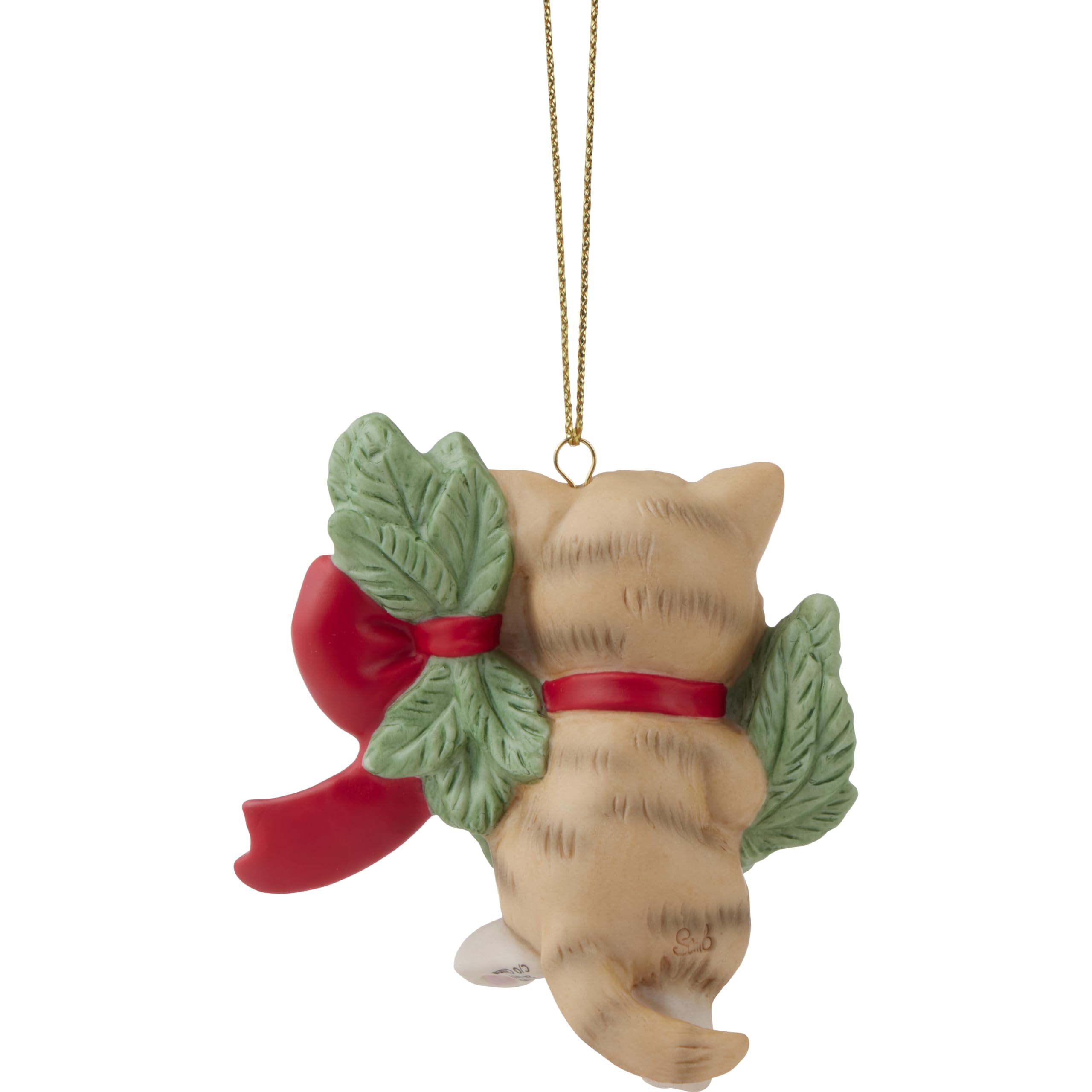 Precious Moments Cuore Riscaldamento Natale 2019 Dated Bisque Porcelain 191002 Ornamento, Taglia Unica, Multi