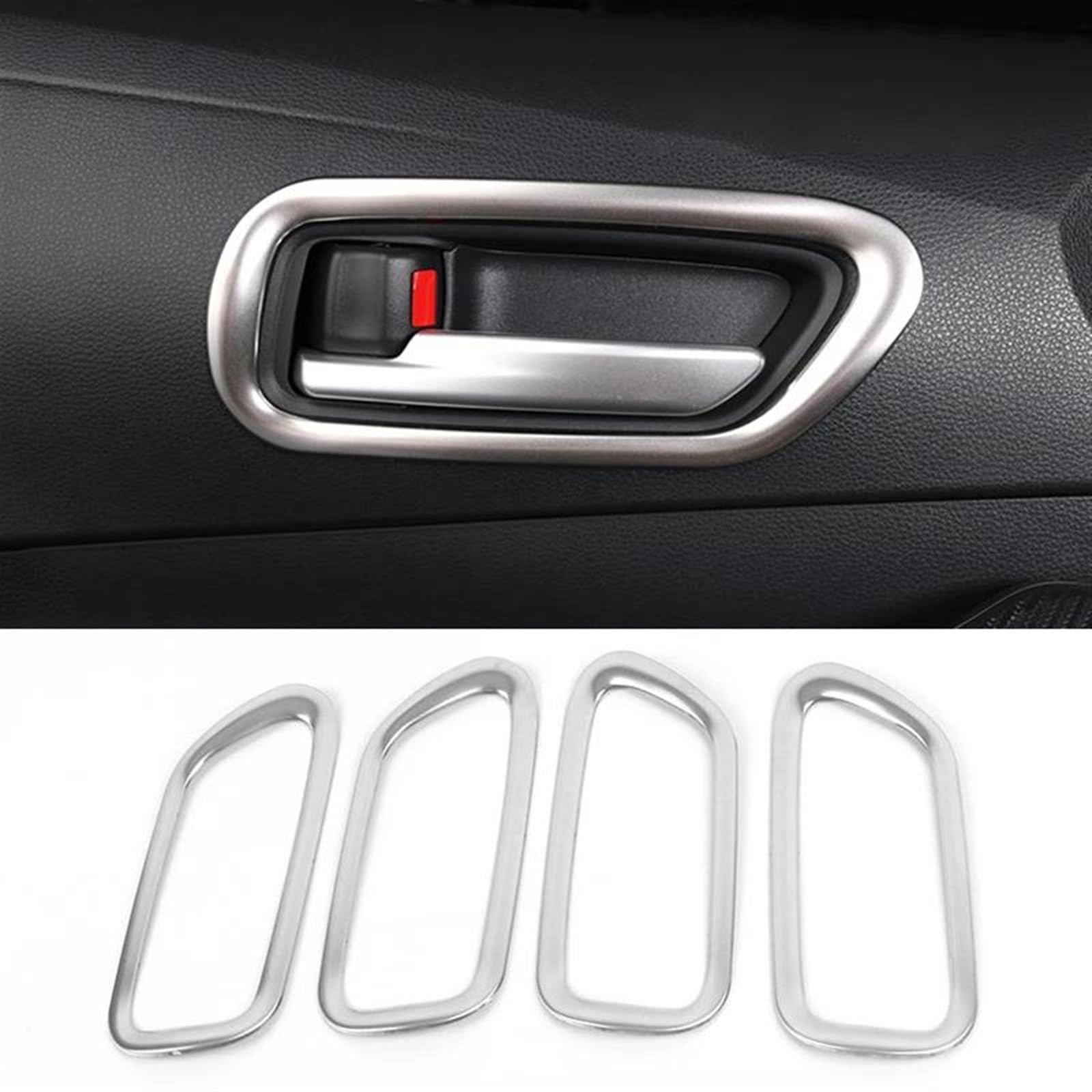 NOHEEU Inner Door Handle Automotive Interior Accessories Door Handle Covers Decorative Parts for Toyota for Corolla E210 2019-2024