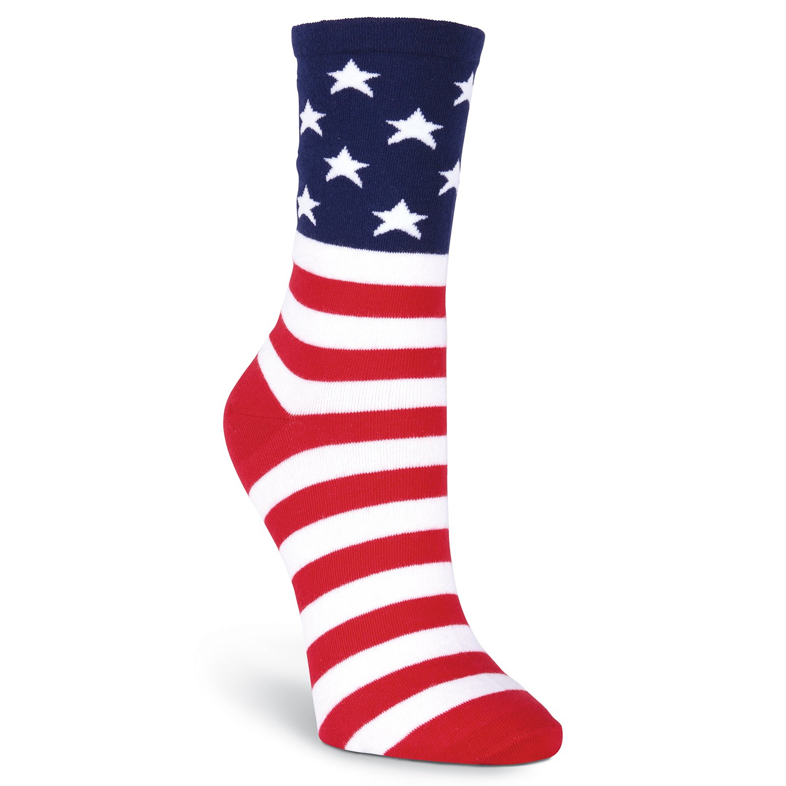K. Bell Women's Fun American Classics Crew Socks (1-Pack)