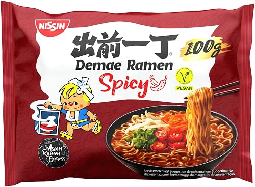 Nissin demae Ramen Spicy, Bolsa de 100 gr