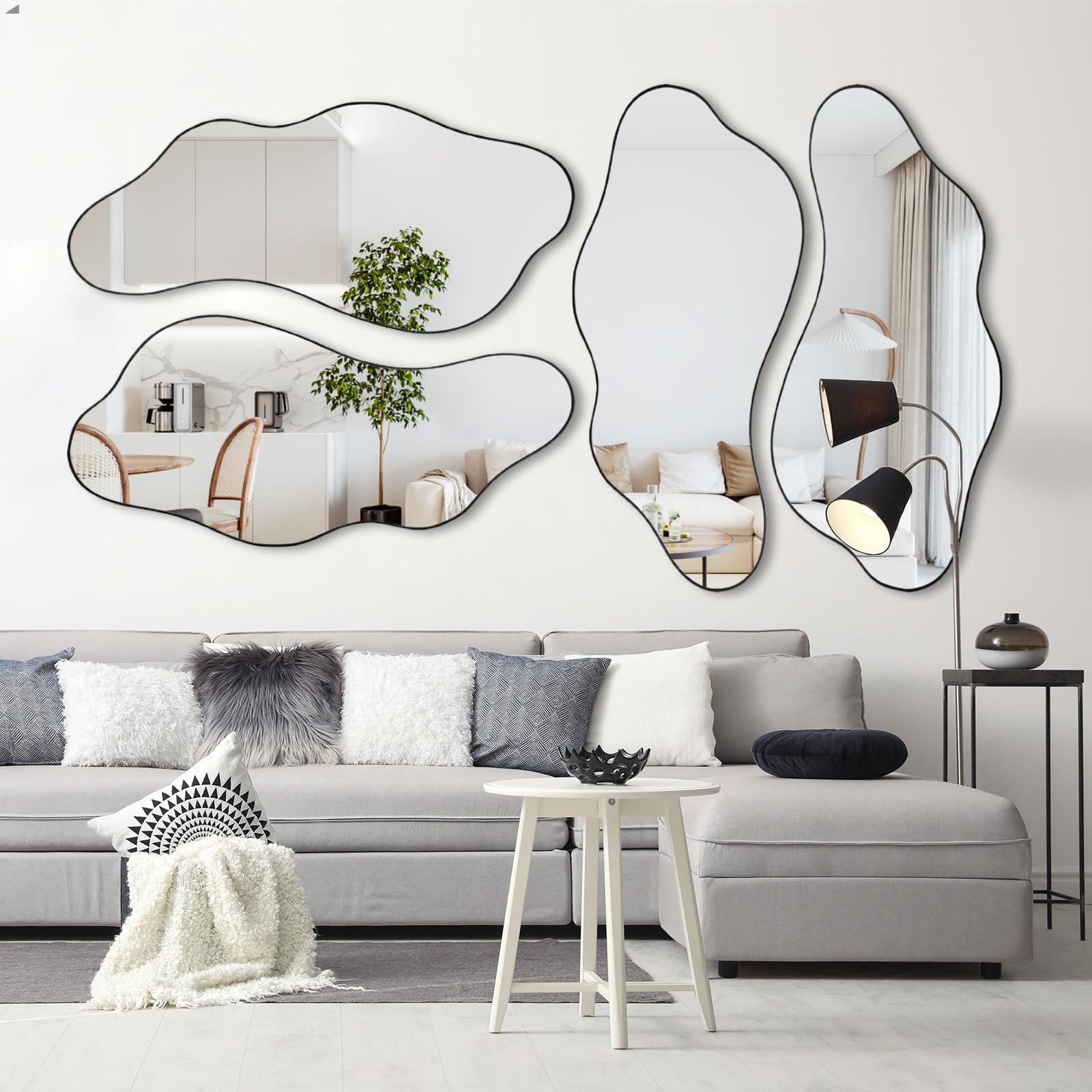 鏡 WALNUT TRAY MIRROR Amazon.com: Renditions Gallery Rustic Barnwood Full Length