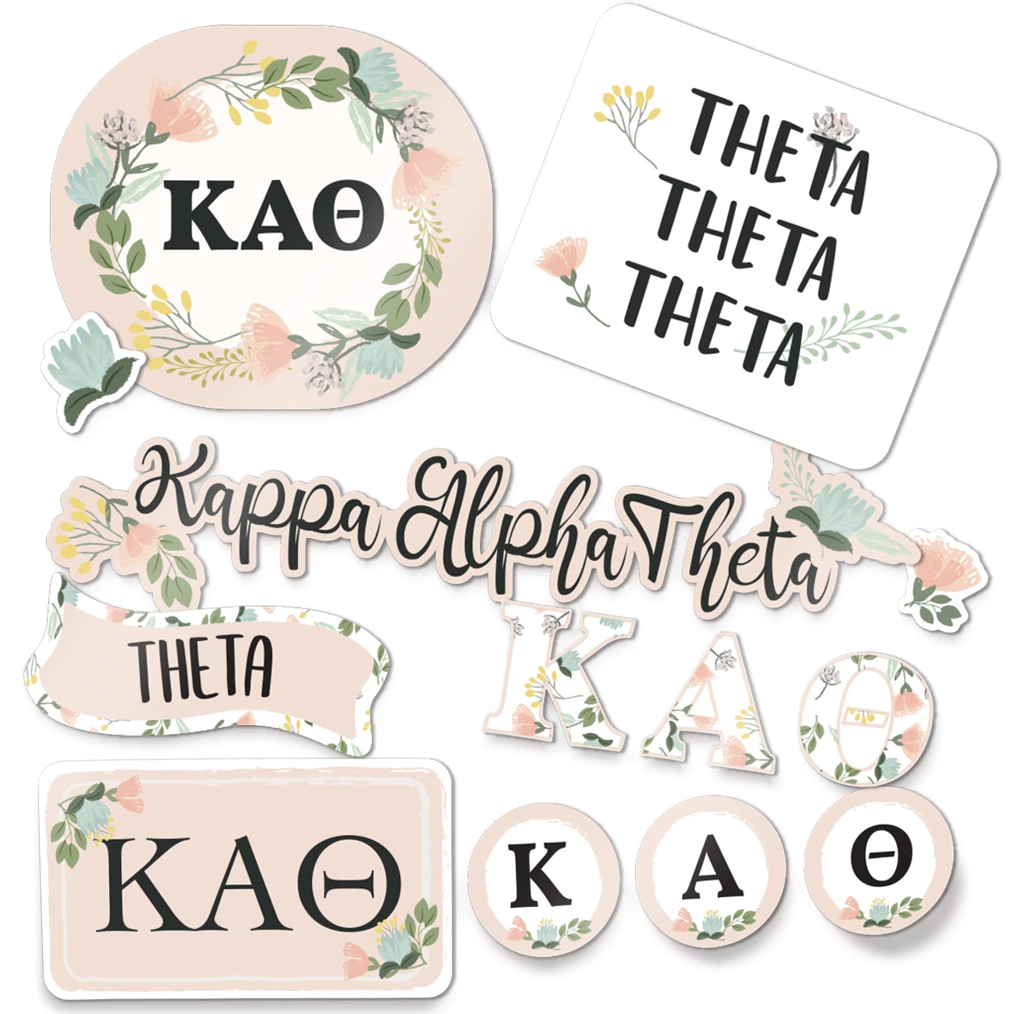 Adhesivo Kappa Alpha Theta para inspirar tu espacio de estudio diario