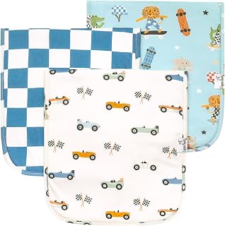 Copper Pearl, Speedster Burp Cloth Set