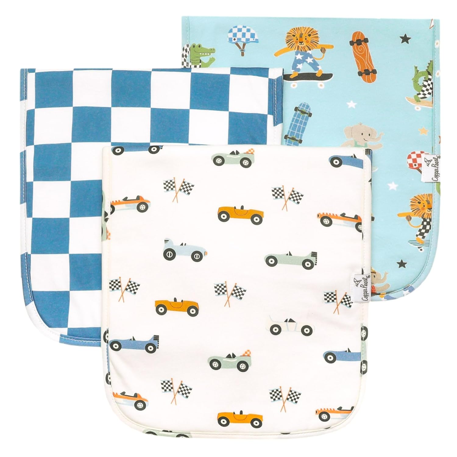 Copper Pearl, Katerina Burp Cloth Set