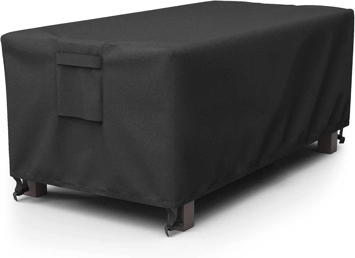 SHINESTAR Fire Pit Cover for 42-48" Fire Pit Table, Patio Furniture Cover Fits Coffee Table Rectangular, 48Lx 24W x 18H Inches, Heavy Duty Waterproof, Anti-UV & Rip-Resistant